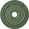 Ekena Millwork Wreath Ceiling Medallion (Fits Canopies up to 6"), 21 1/8"OD x 3 5/8"ID x 7/8"P, Athenian Green CM21WRAGF - alternate 1